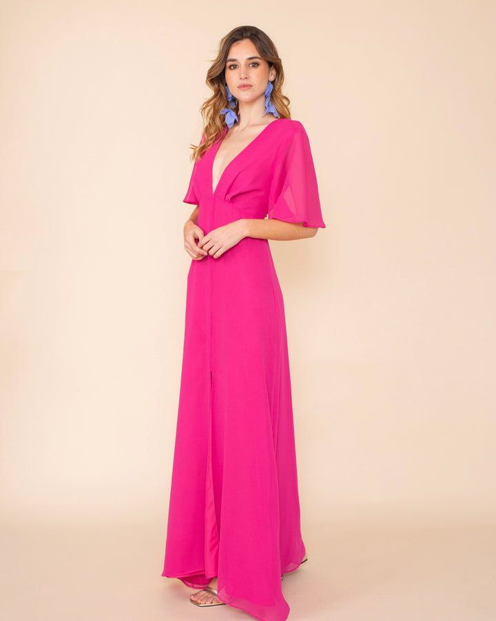 Vestido Gales Fucsia