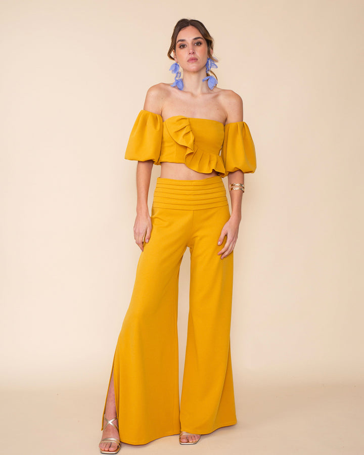 Pantalon Ginebra Mostaza