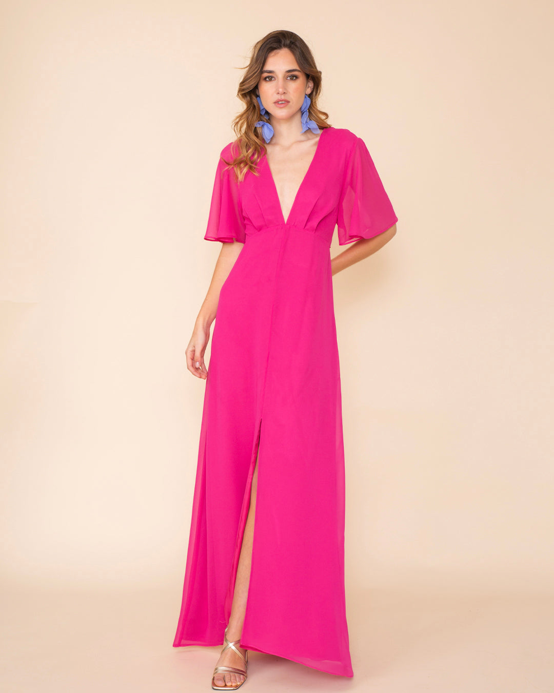 Vestido Gales Fucsia