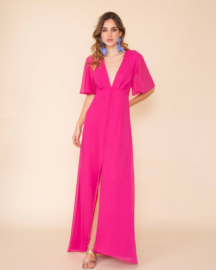 Vestido Gales Fucsia