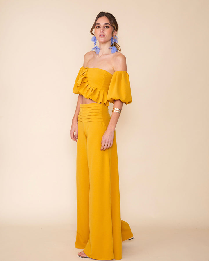 Pantalon Ginebra Mostaza