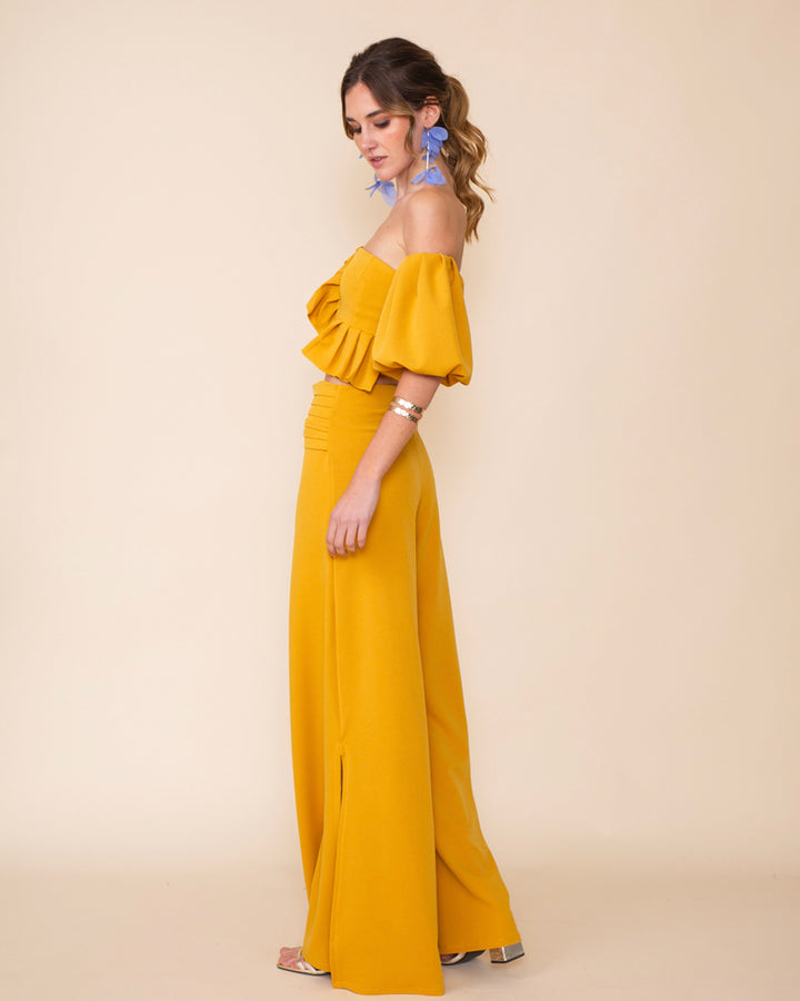 Pantalon Ginebra Mostaza