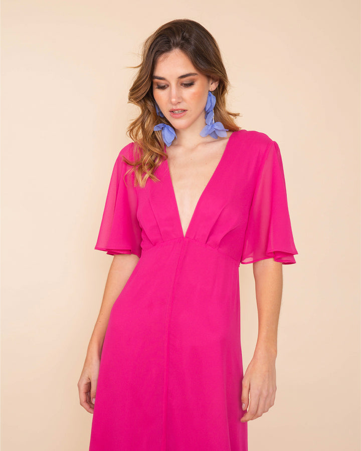 Vestido Gales Fucsia