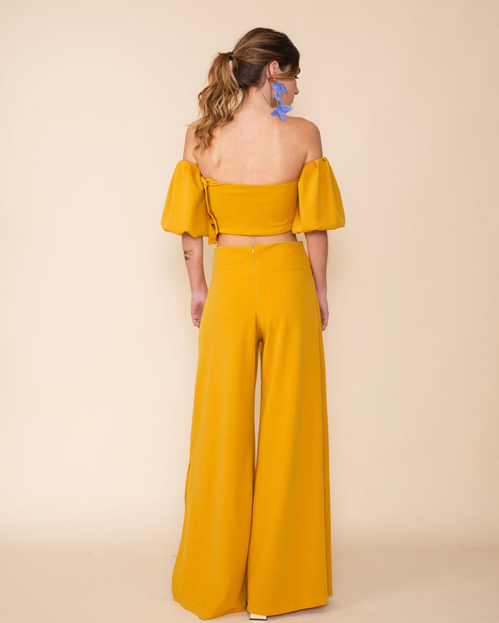 Pantalon Ginebra Mostaza