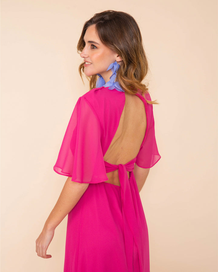Vestido Gales Fucsia