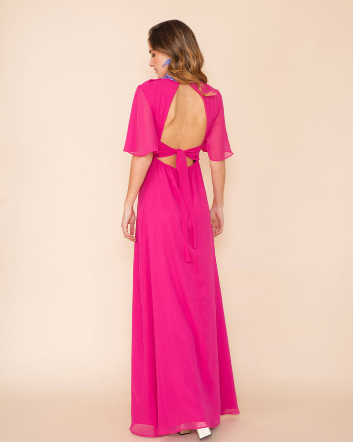 Vestido Gales Fucsia