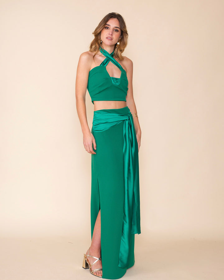Falda Versalles Verde