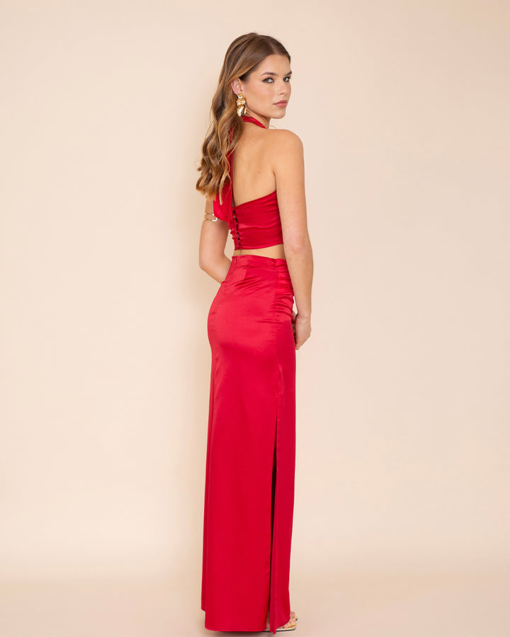 Falda Versalles Rojo