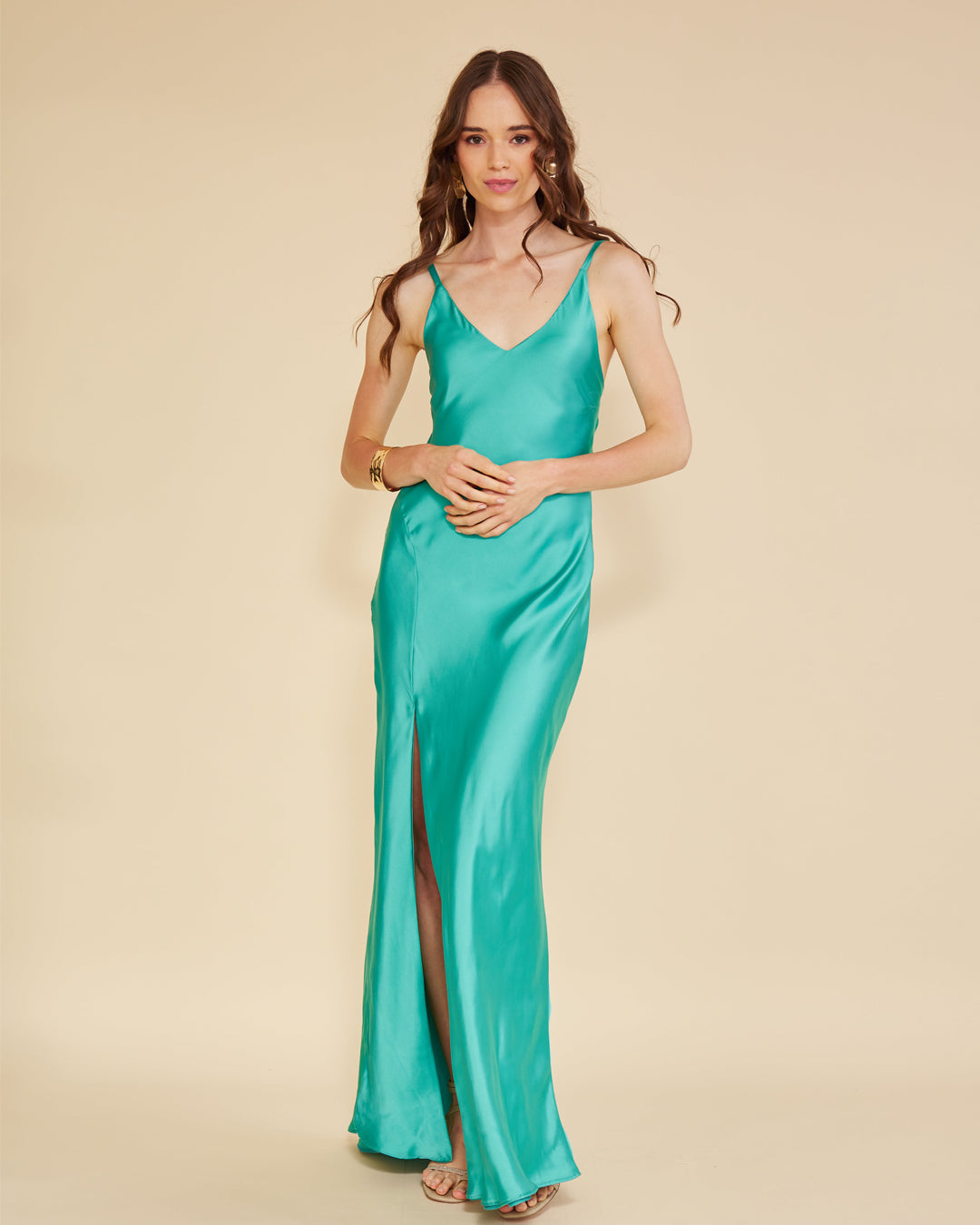 Vestido Victoria Turquesa Claro