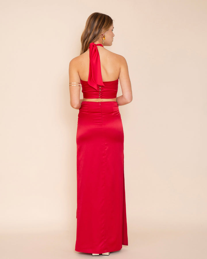 Falda Versalles Rojo