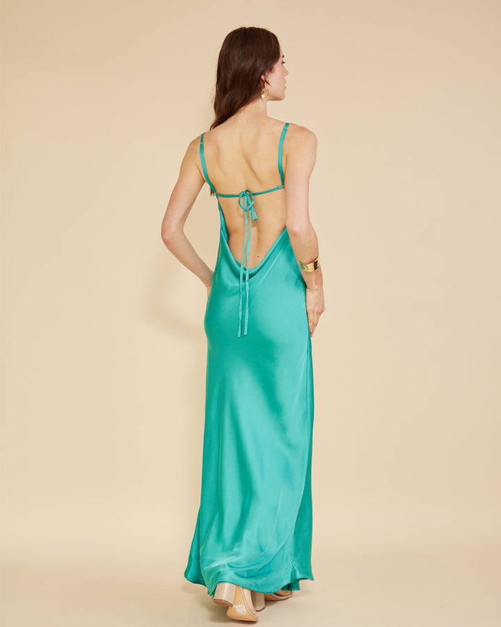 Vestido Victoria Turquesa Claro