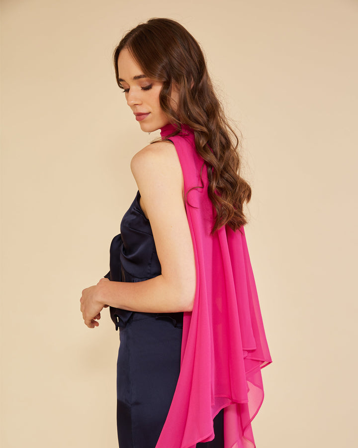 Pañuelo gasa Fucsia