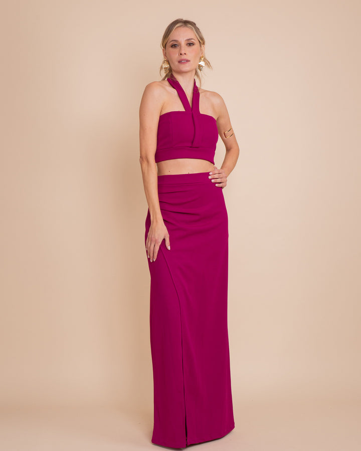 Falda Berlin Magenta