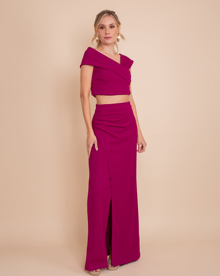 Falda Berlin Magenta