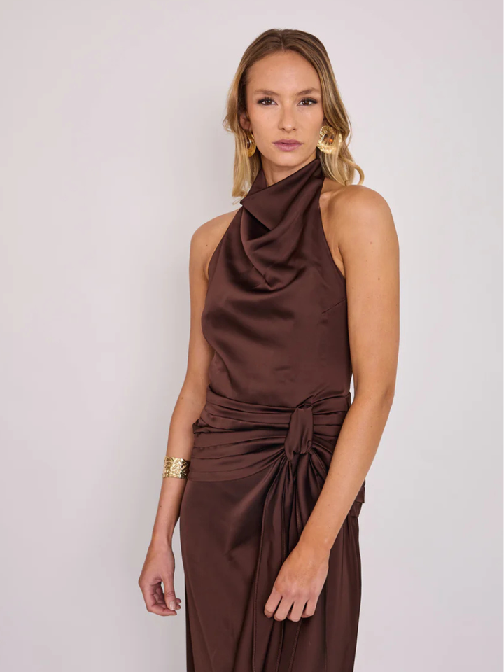 Vestido Martina Cafe