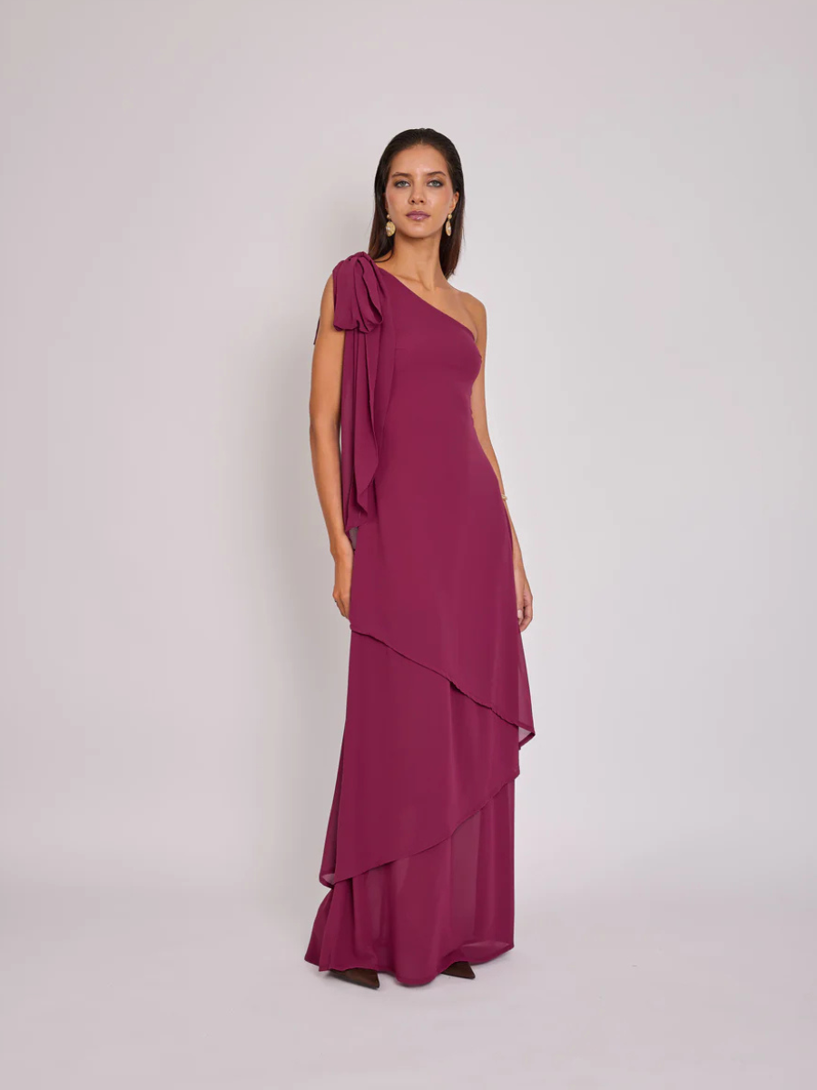 Vestido Josefina Magenta