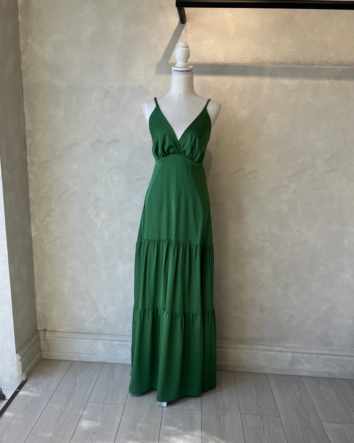Vestido Leticia Verde Pistacho
