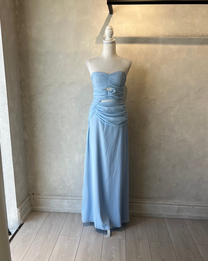 Vestido Pamplona Celeste
