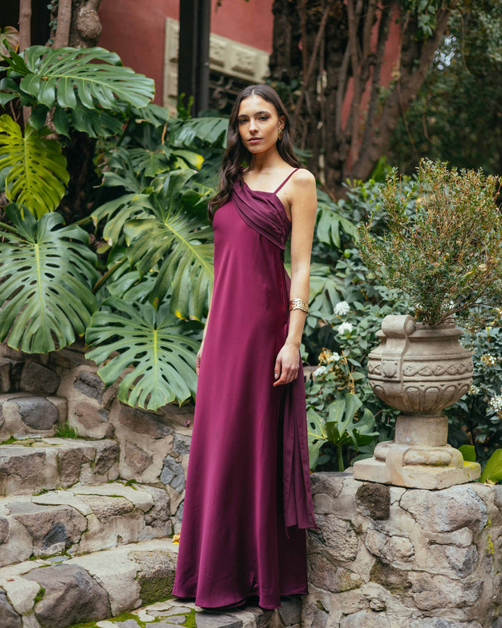 Vestido Dominga Vino