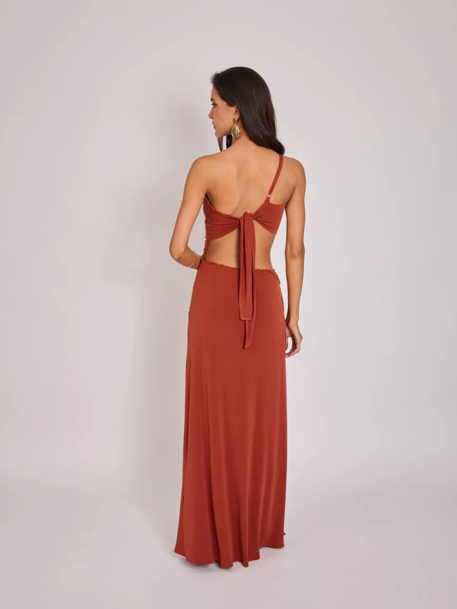 Vestido Amelie Terracota