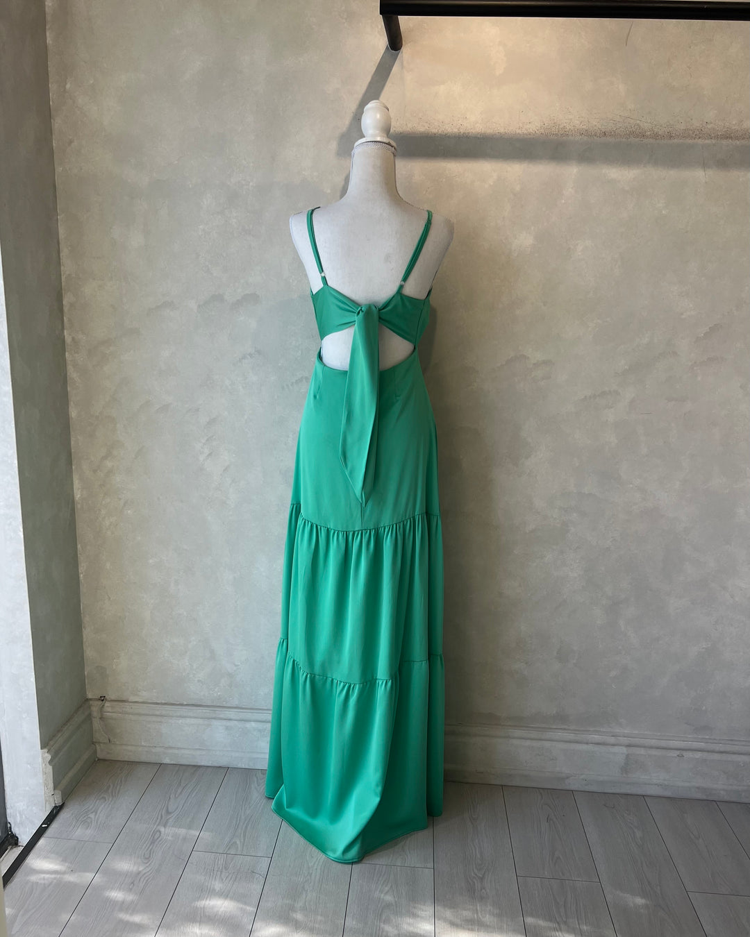 Vestido Leticia Verde Agua
