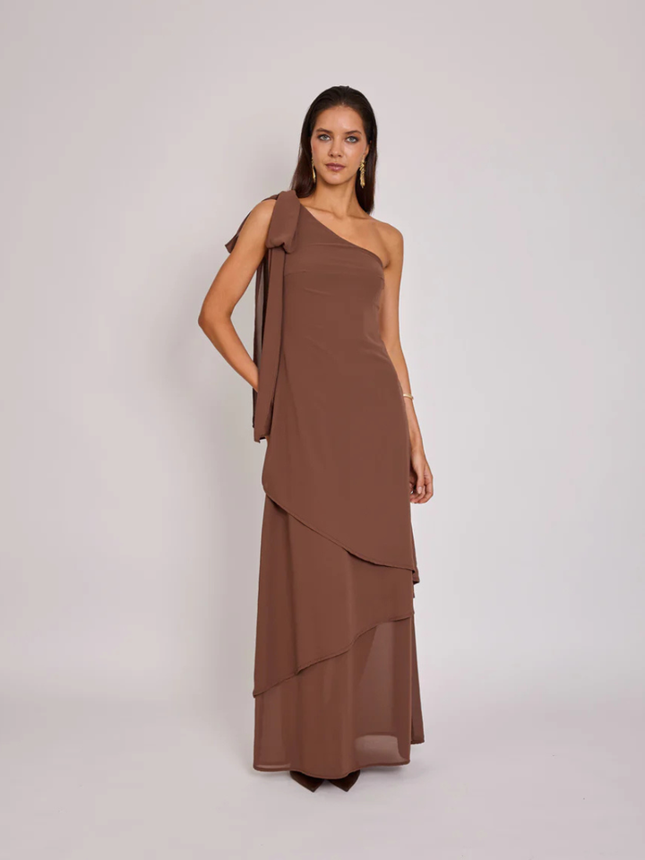 Vestido Josefina Cafe