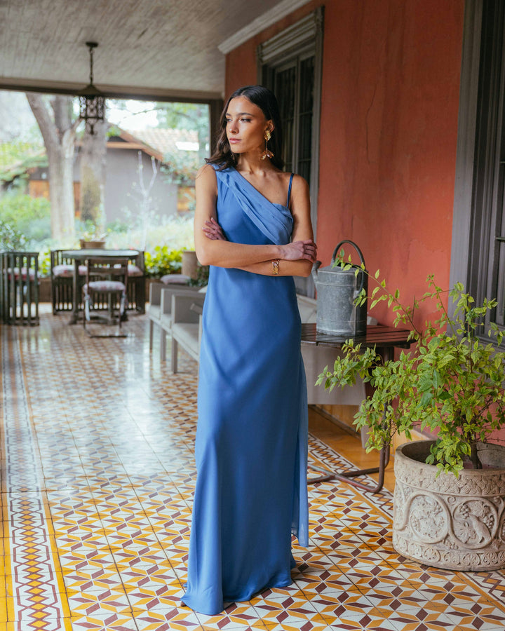 Vestido Dominga Azul Claro