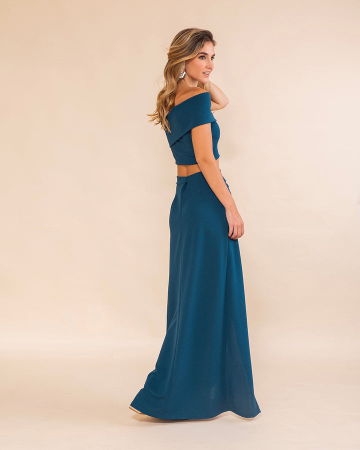 Falda Berlín azul