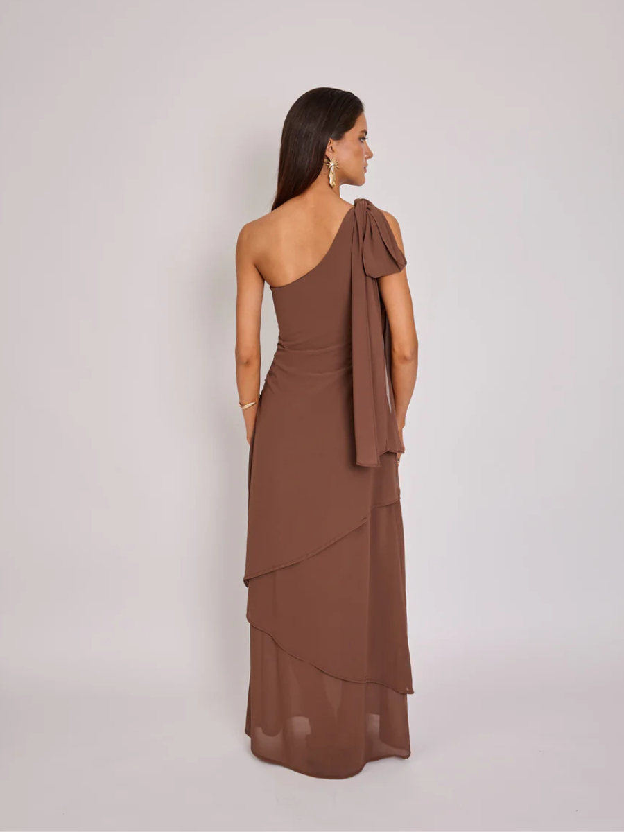 Vestido Josefina Cafe