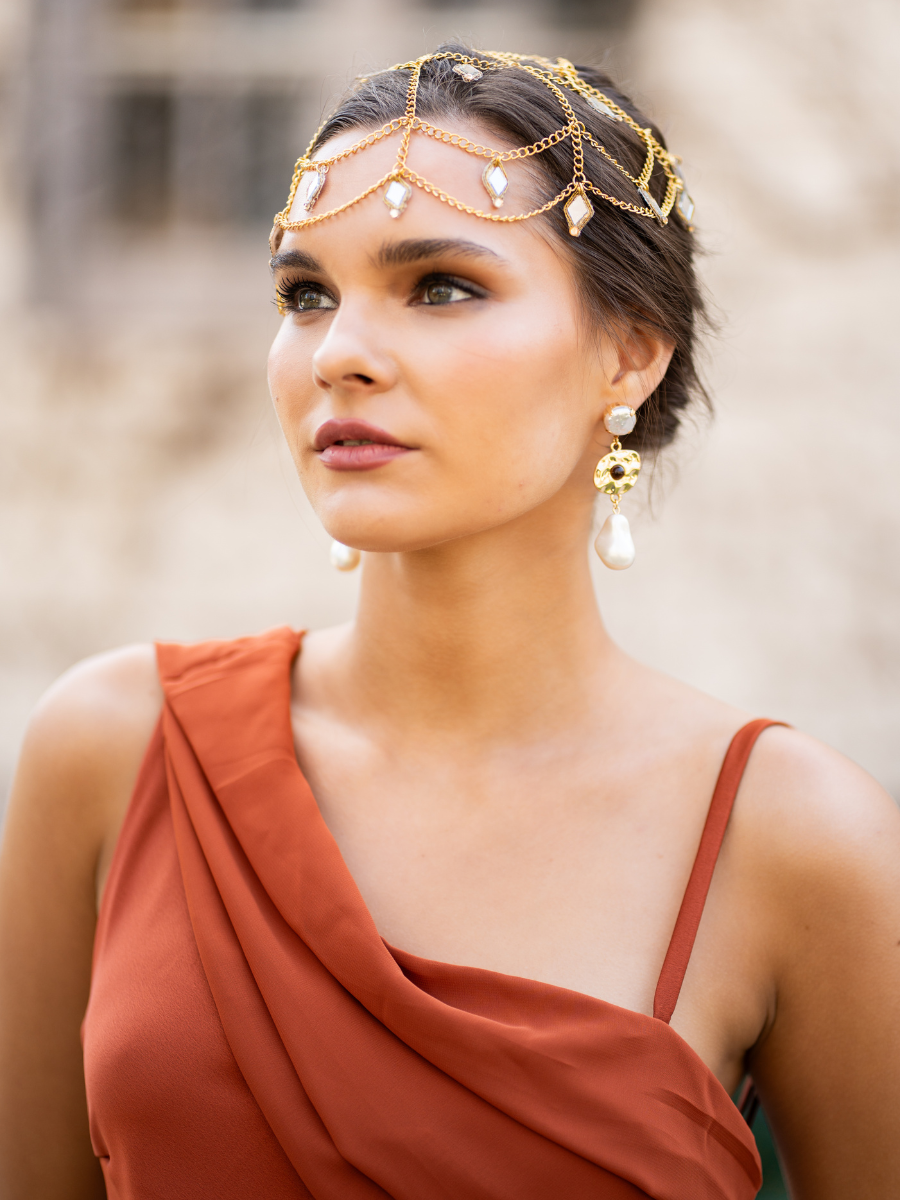 Vestido Magnolia Terracota