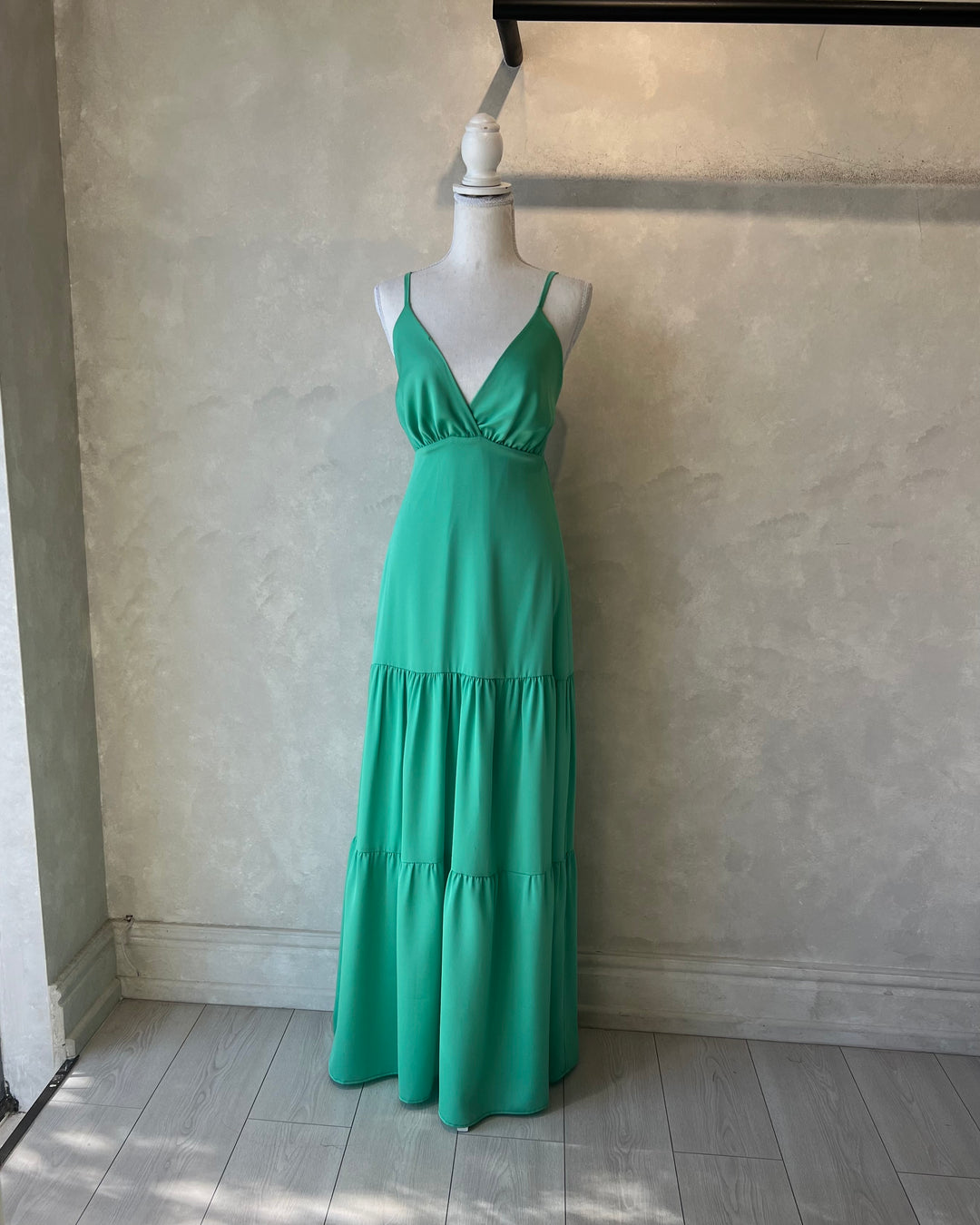 Vestido Leticia Verde Agua