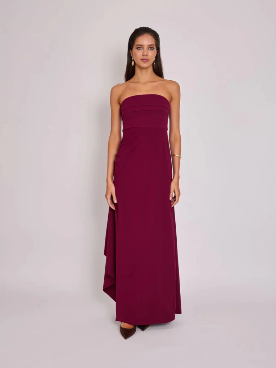 Vestido Lucia Burdeo