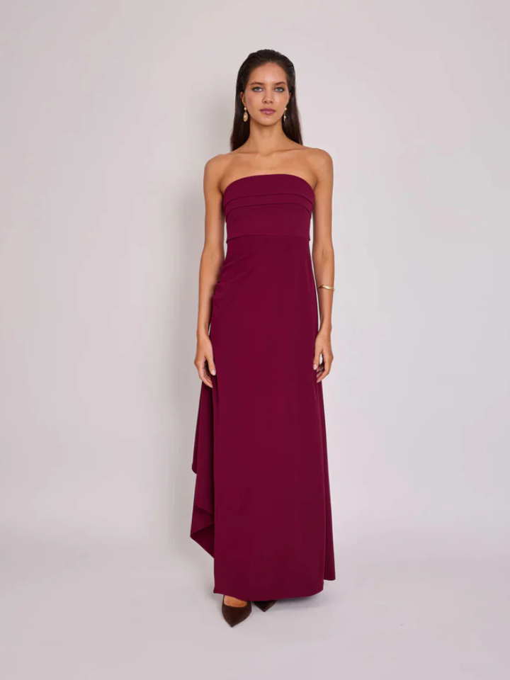 Vestido Lucia Burdeo
