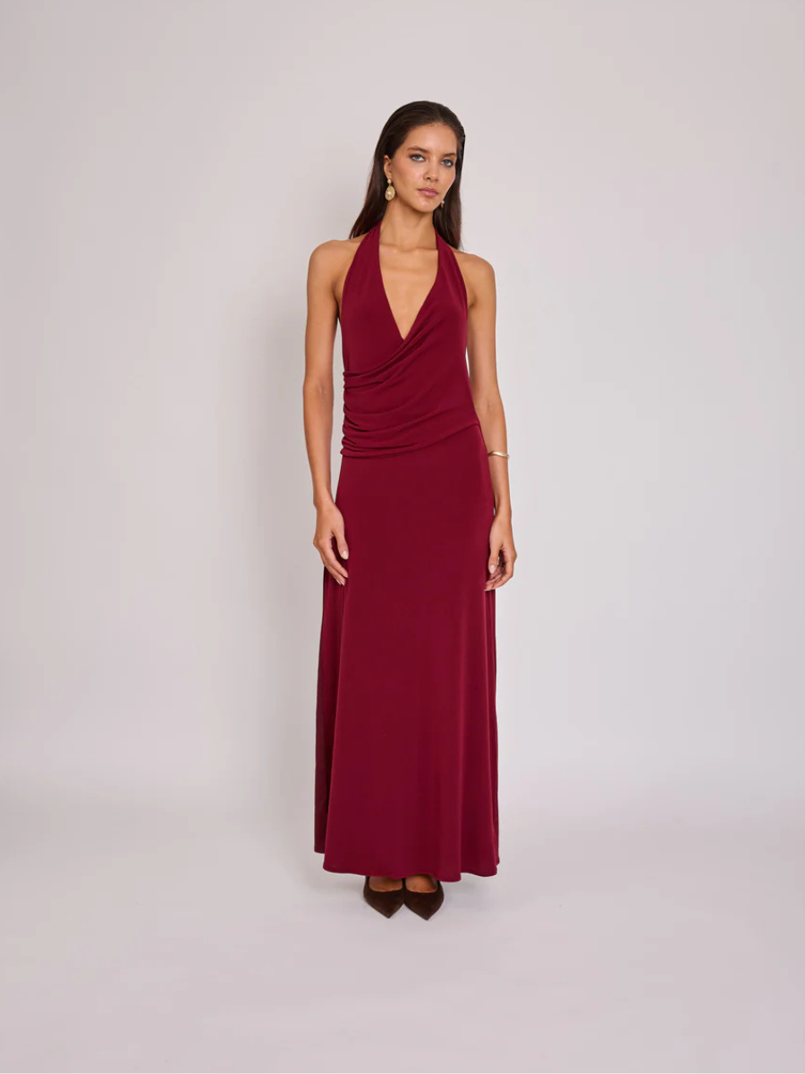 Vestido Julieta Burdeo