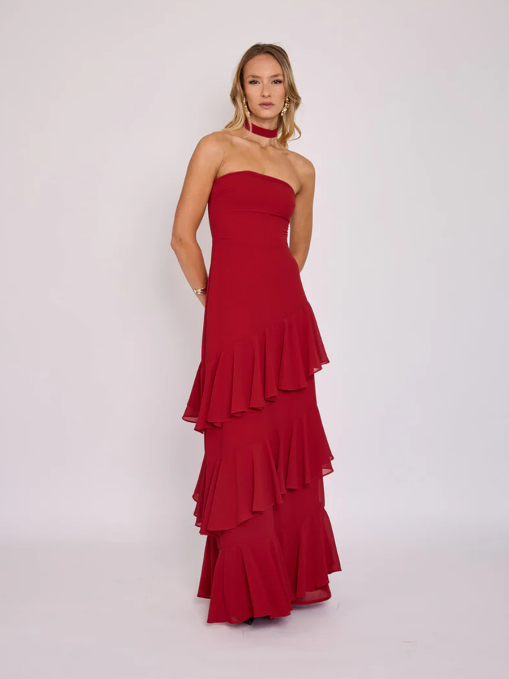 Vestido Amaia Rojo