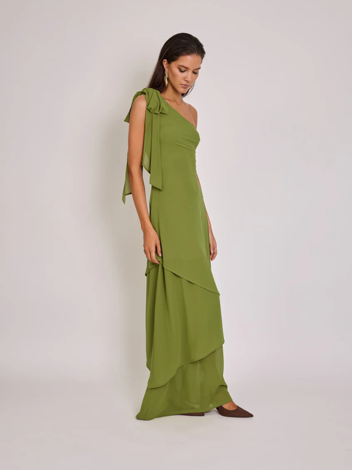 Vestido Josefina Verde Pistacho