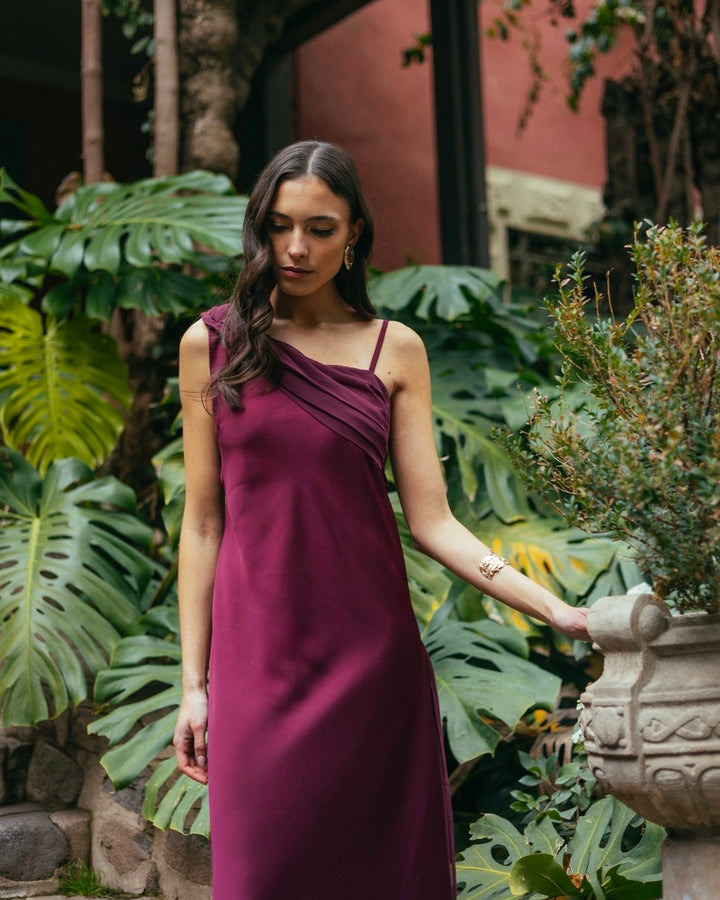 Vestido Dominga Vino