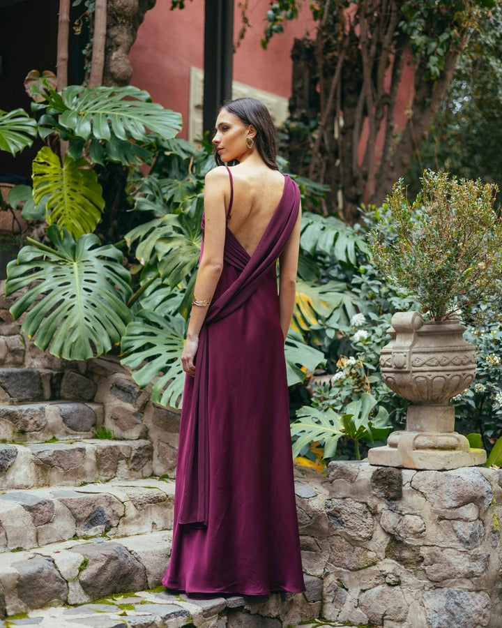 Vestido Dominga Vino