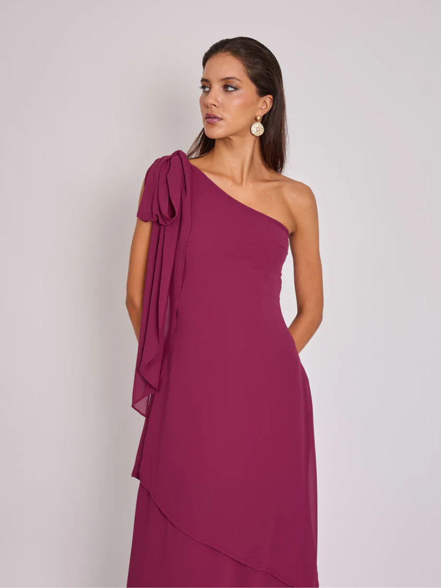 Vestido Josefina Magenta