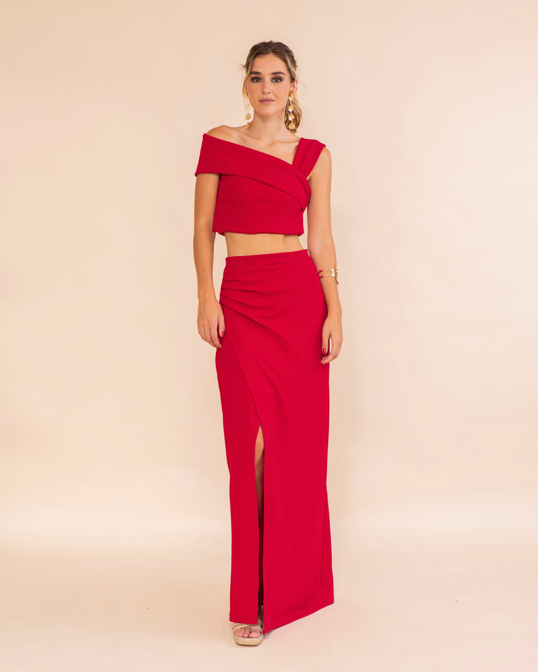 Falda Berlín Rojo