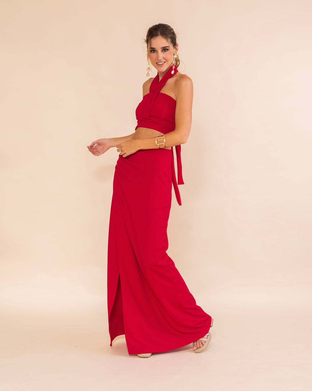 Falda Berlín Rojo
