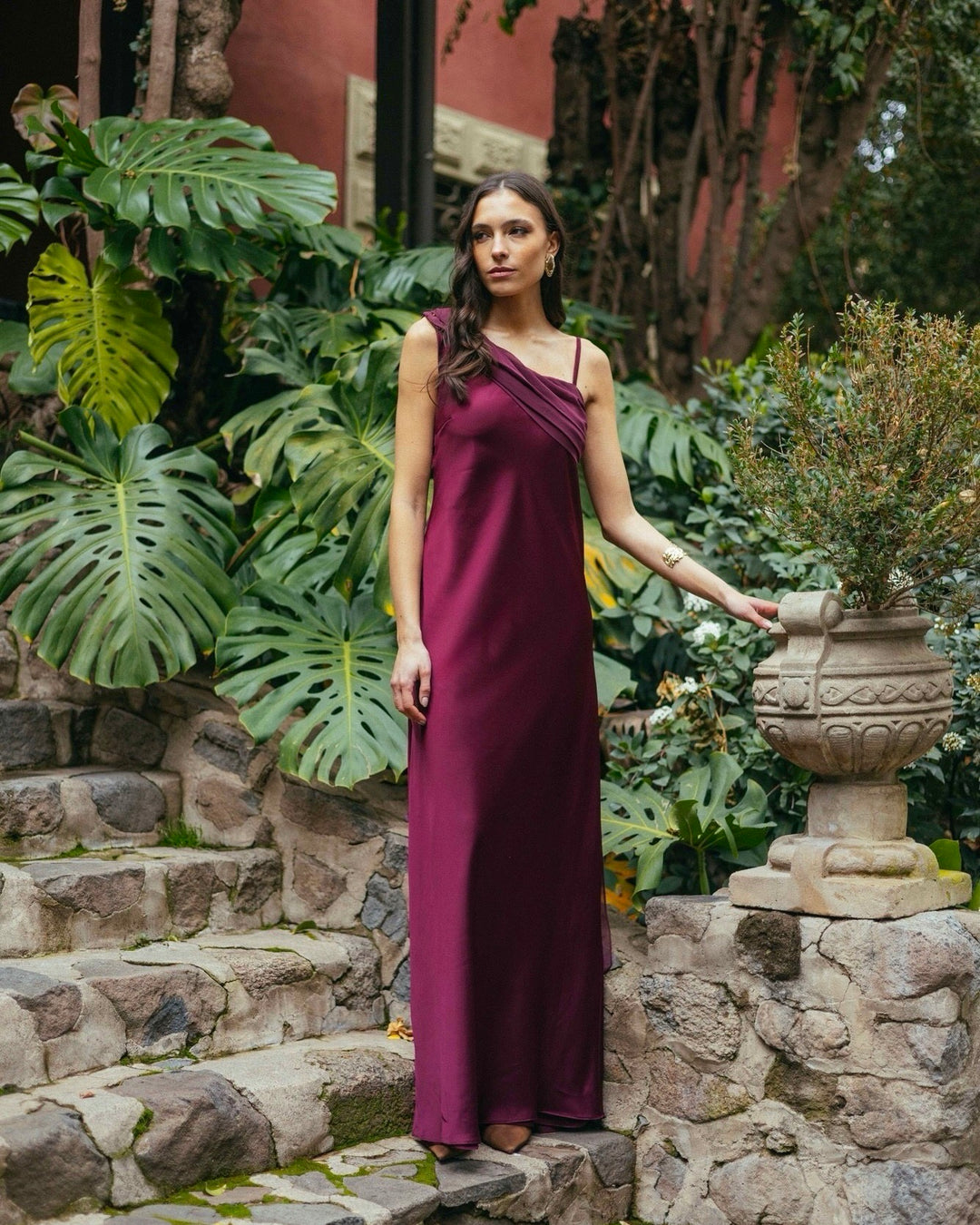 Vestido Dominga Vino