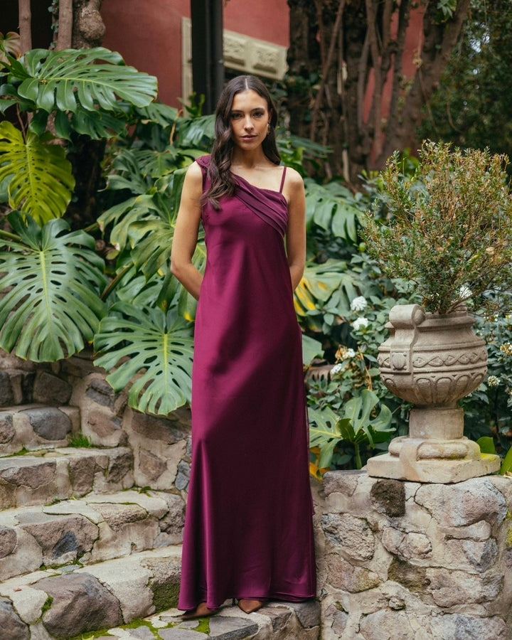 Vestido Dominga Vino