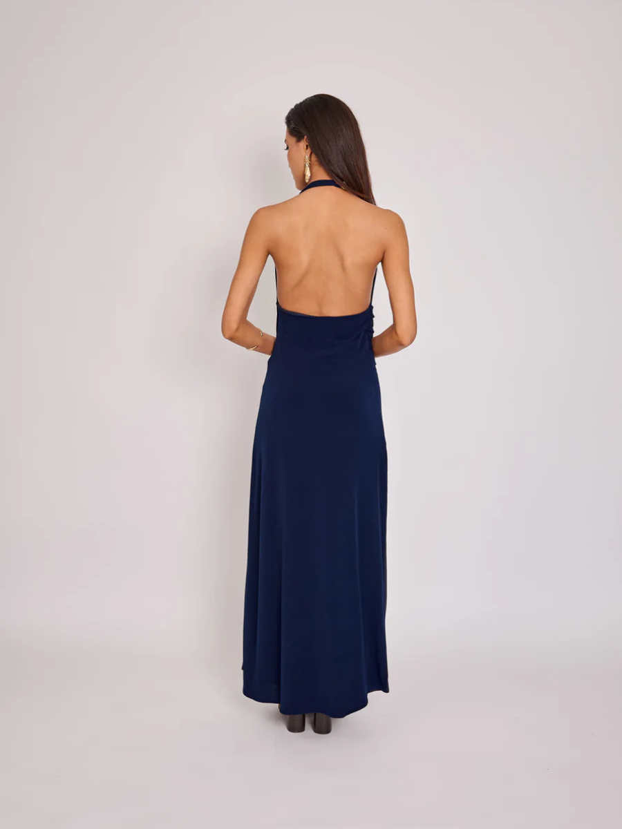 Vestido Julieta Azul Marino
