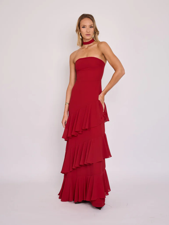 Vestido Amaia Rojo