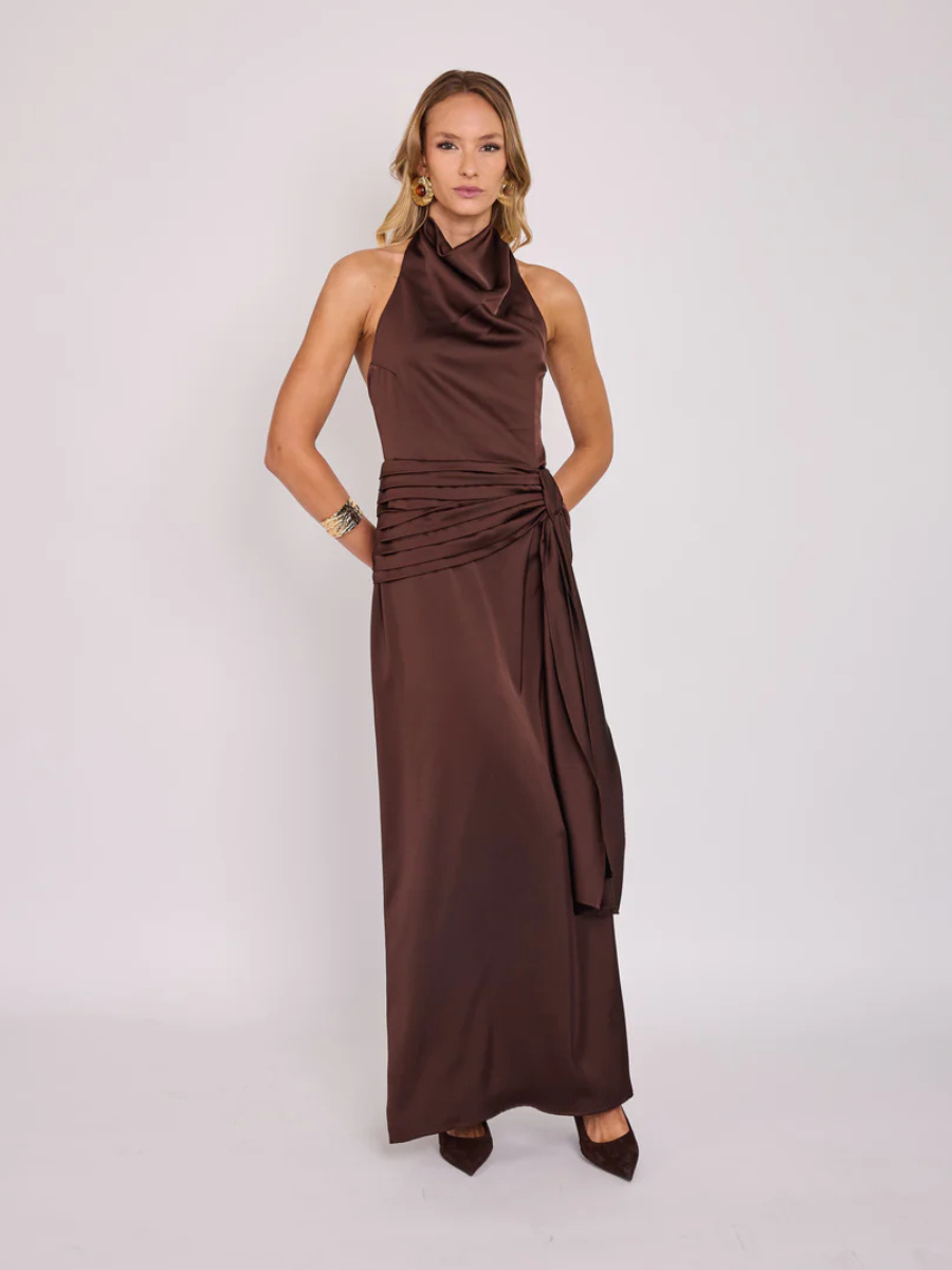 Vestido Martina Cafe