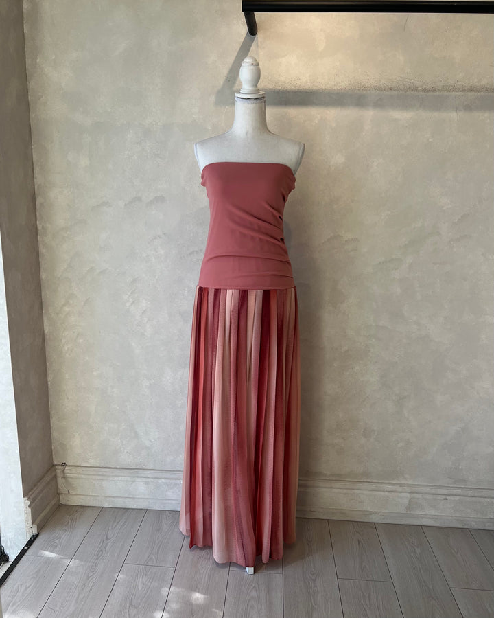 Vestido Noelia Palo Rosa