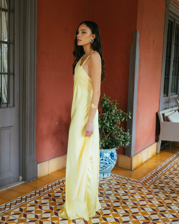 Vestido Dominga Amarrillo