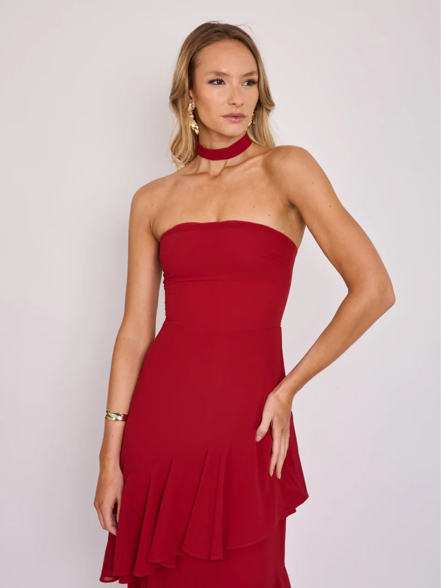 Vestido Amaia Rojo