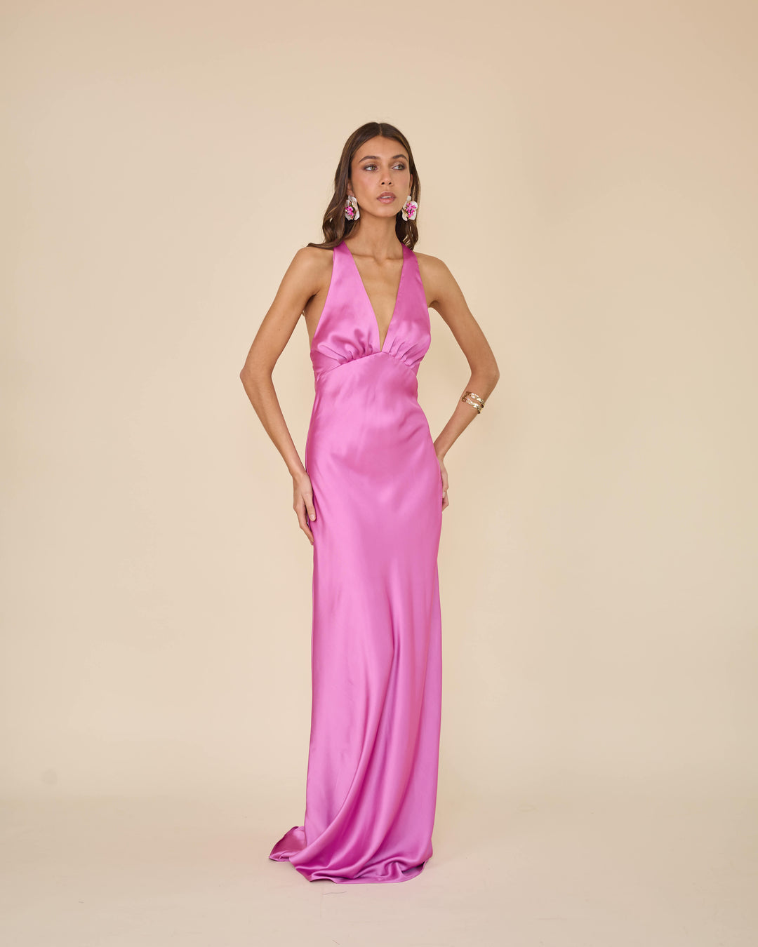 Vestido Amparo Rosado